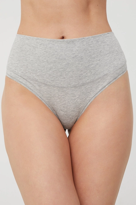 Spanx stringi modelujące Cotton Control kolor szary