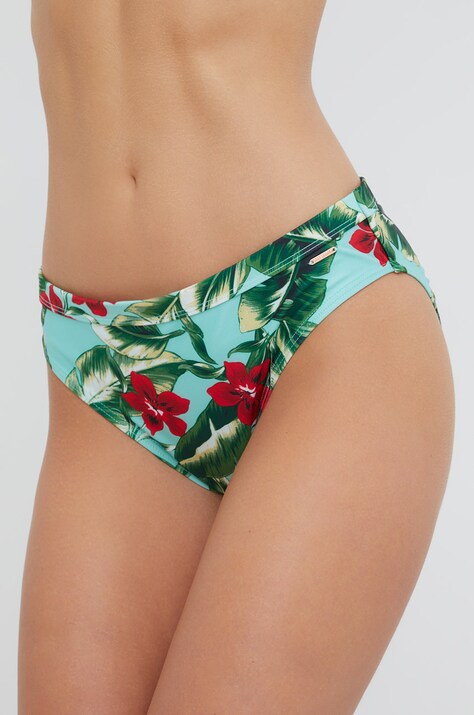 Superdry chiloti de baie culoarea turcoaz