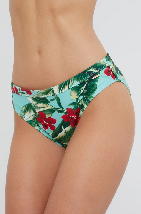 Superdry chiloti de baie culoarea turcoaz