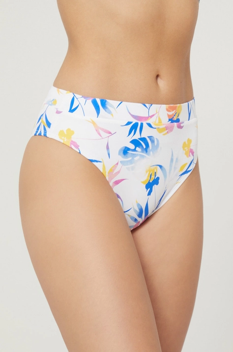 Roxy bikini brazilieni culoarea alb