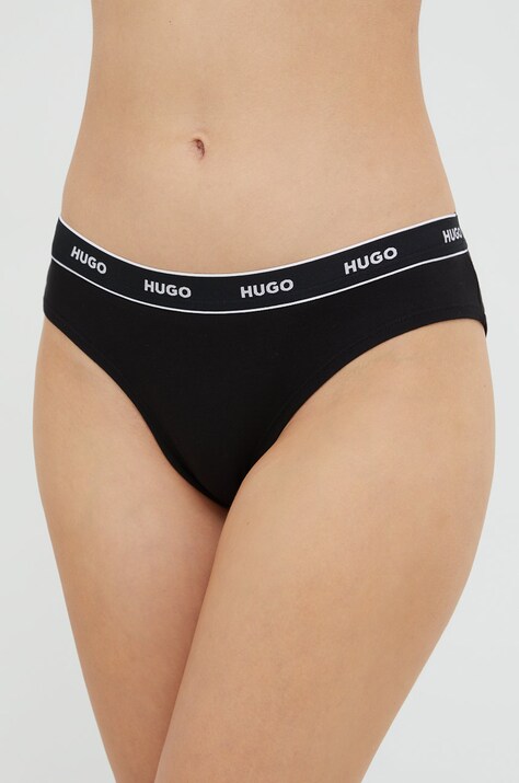 Труси HUGO — SS22-BID1S8, чорний — фото 3