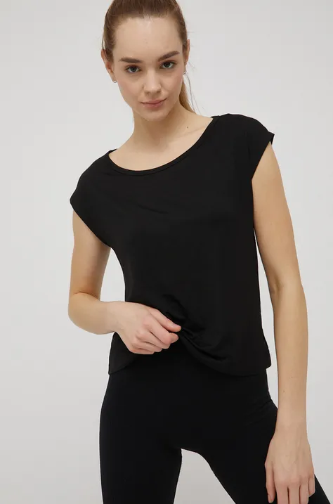 Gornji dio pidžame Calvin Klein Underwear boja: crna