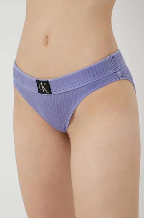 Купальні труси Calvin Klein колір фіолетовий