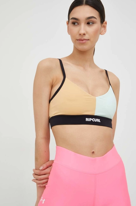 Спортивний бюстгальтер Rip Curl Mirage Run Swim Surf колір бірюзовий однотонний