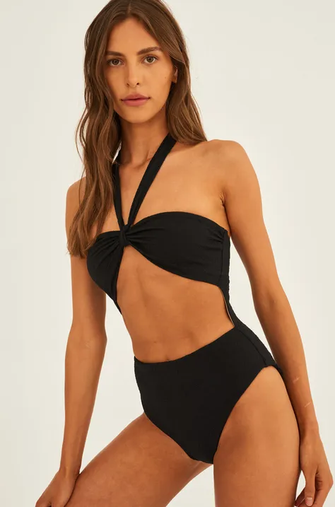 Jednodijelni kupaći kostim Undress Code boja: crna, lagano učvršćene košarice