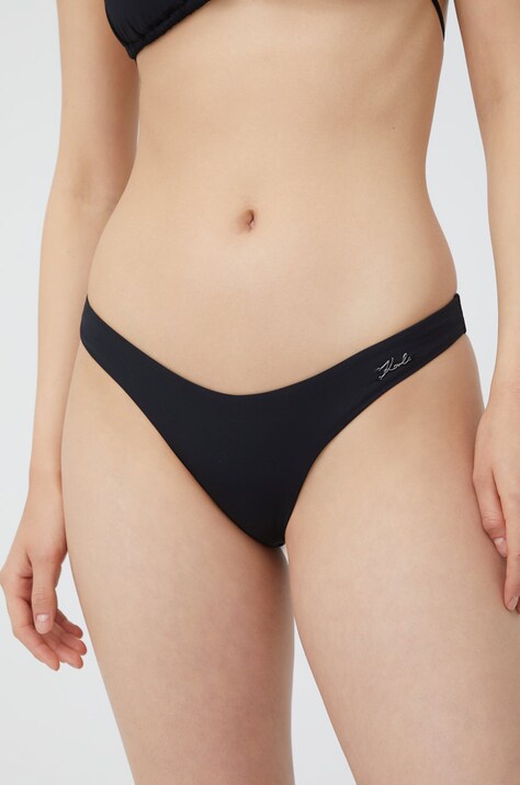 Karl Lagerfeld bikini brazilieni culoarea negru