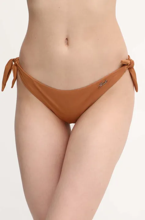 Karl Lagerfeld figi kąpielowe kolor brązowy