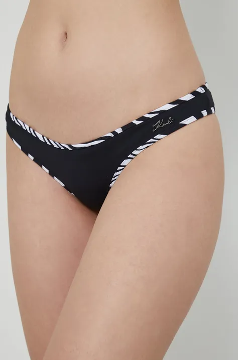 Karl Lagerfeld chiloti de baie culoarea negru