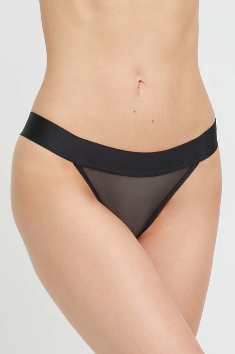 Труси Dkny колір чорний прозоре DK8945
