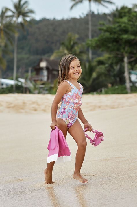 Roxy jednoczęściowy strój kąpielowy dziecięcy