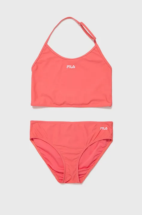 Dječji dvodijelni kupaći kostim Fila boja: ružičasta
