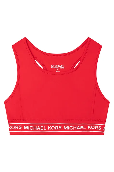 Michael Kors biustonosz sportowy dziecięcy R15105.156 kolor czerwony