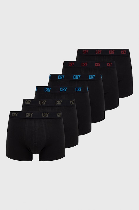 CR7 Cristiano Ronaldo Bokserki (6-pack) kolor czarny