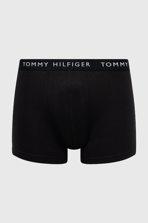 Tommy Hilfiger boxeri (3-pack) bărbați, culoarea negru UM0UM02204