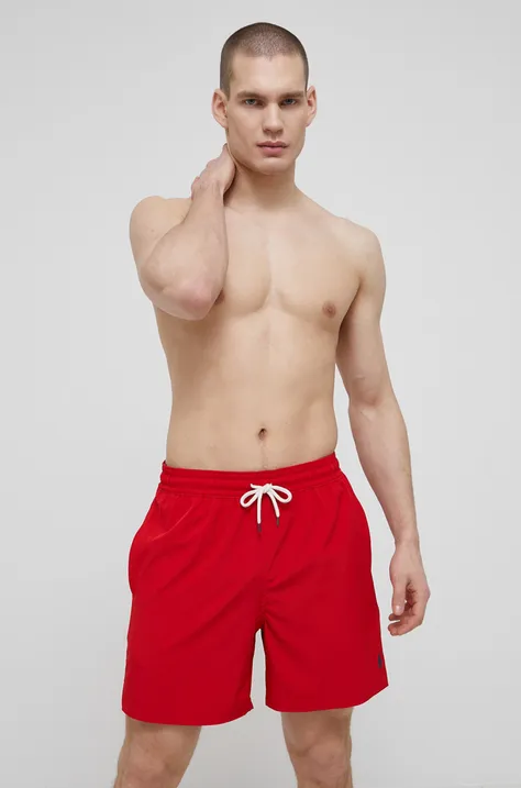 Kopalne kratke hlače Polo Ralph Lauren rdeča barva