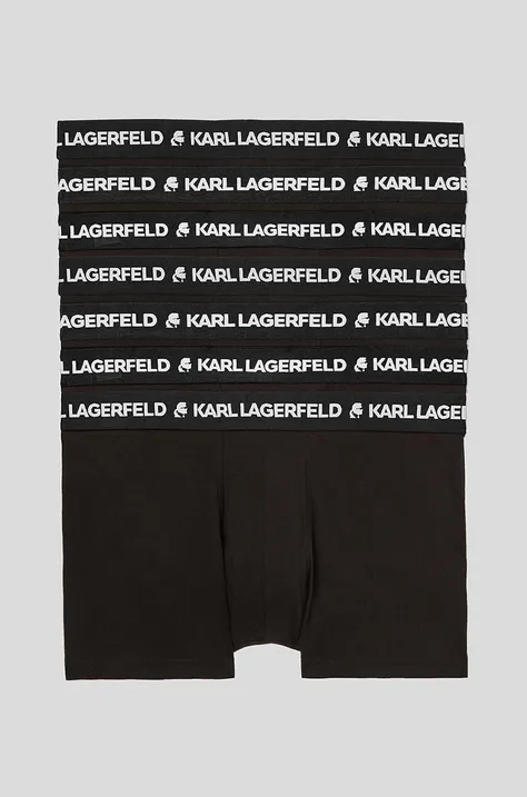 Boxerky Karl Lagerfeld pánske, čierna farba