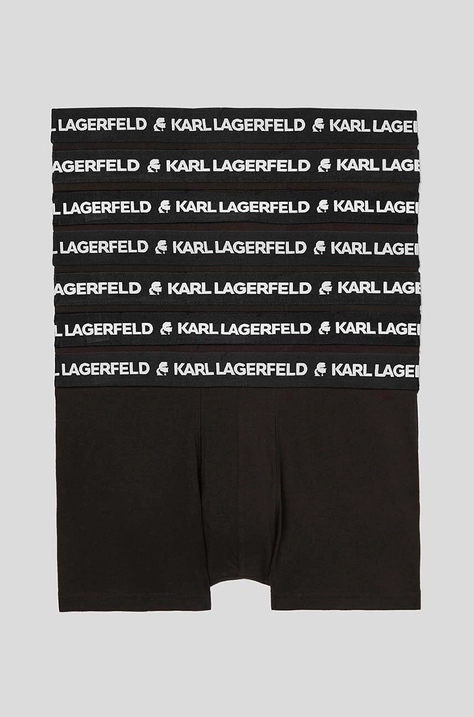 Karl Lagerfeld bokserki (7-pack) męskie kolor czarny 220M2125