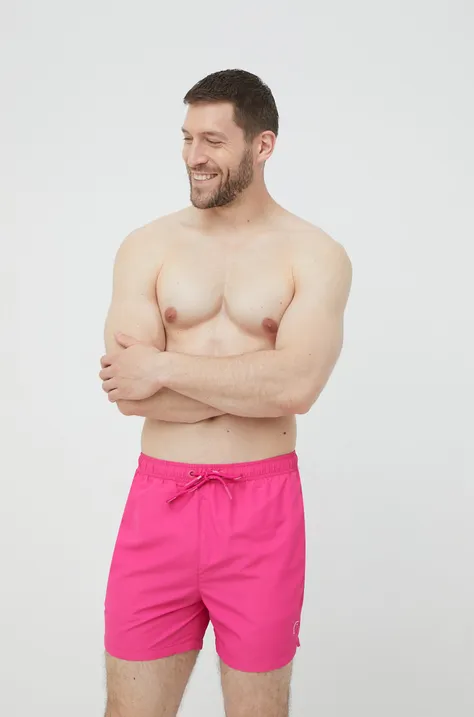 Kratke hlače za kupanje Superdry boja: ljubičasta