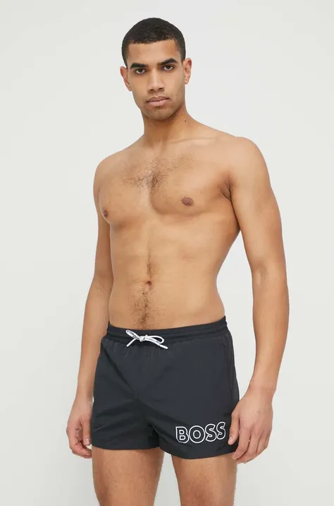 Kratke hlače za kupanje BOSS boja: crna