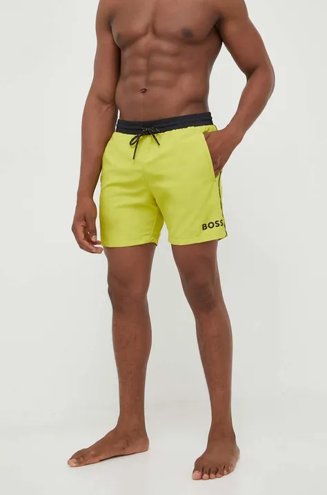 Kratke hlače za kupanje BOSS boja: žuta