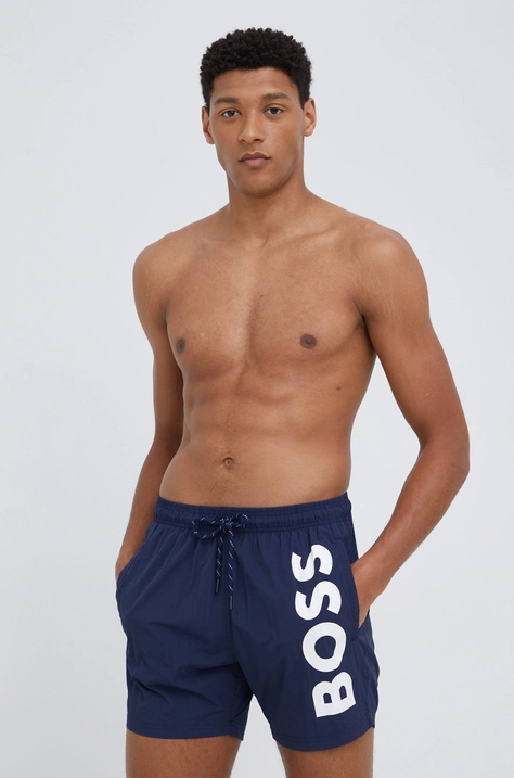 BOSS pantaloni scurți de baie culoarea bleumarin 50469602