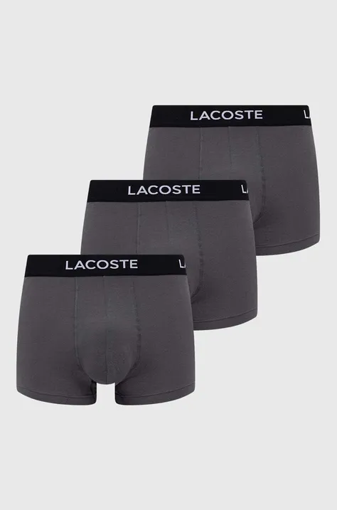 Боксерки Lacoste (3 броя) в тъмносиньо