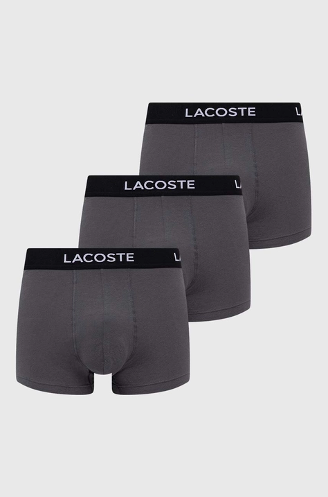 Bokserice Lacoste 3-pack za muškarce, boja: tamno plava