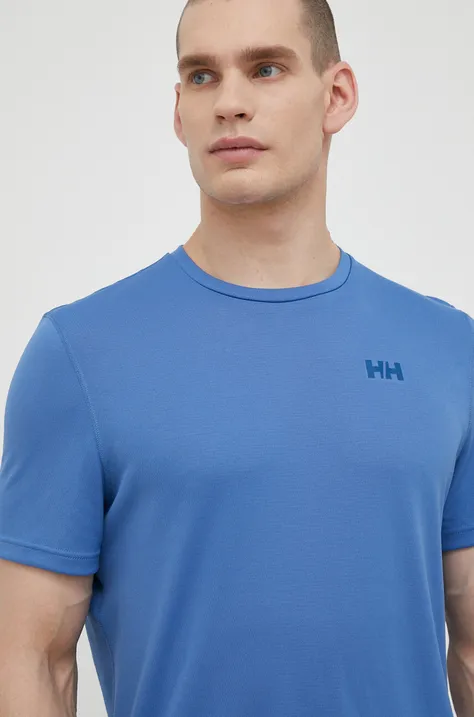 Helly Hansen t-shirt funkcyjny Solen kolor niebieski
