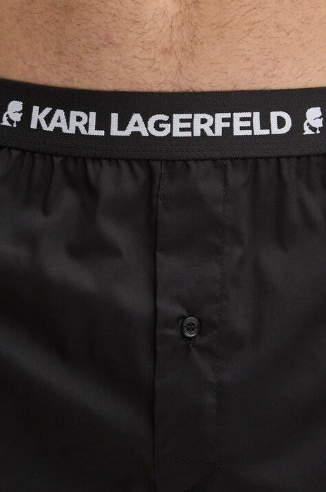 Бавовняні боксери Karl Lagerfeld — SS22-BIM0ZS, чорний — фото 3