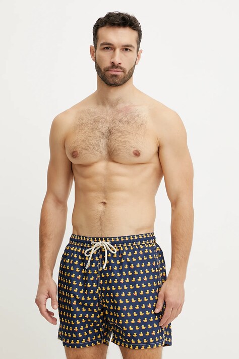 MC2 Saint Barth szorty kąpielowe kolor granatowy