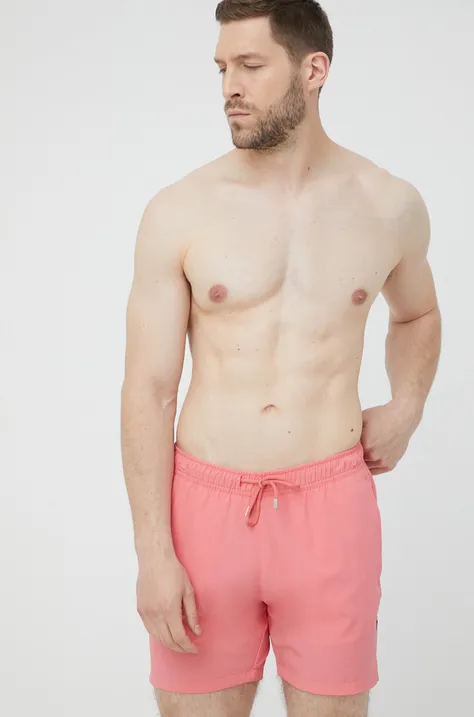 Купальные шорты John Frank цвет розовый