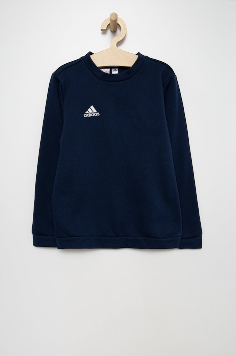 Detská mikina adidas Performance H57568 tmavomodrá farba, s nášivkou
