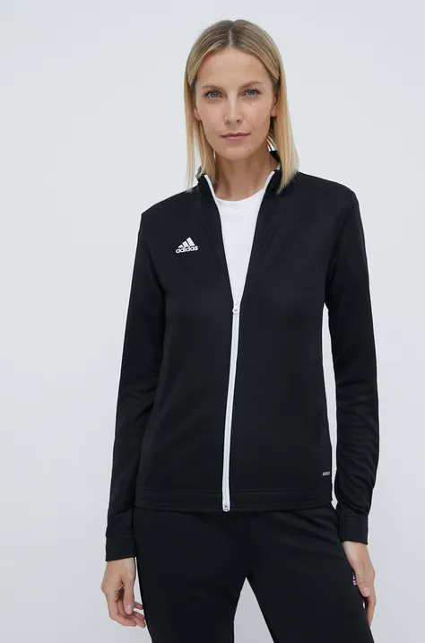 adidas Performance edzős pulóver Entrada 22 fekete, női, sima, H57525