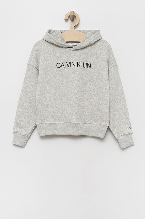 Detská bavlnená mikina Calvin Klein Jeans