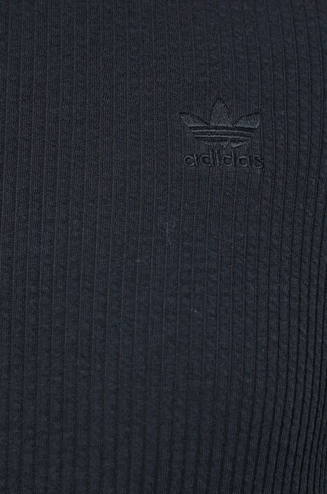Лонгслів adidas Originals Trefoil Moments HE6905 — SS22-BUD06P, чорний — фото 6