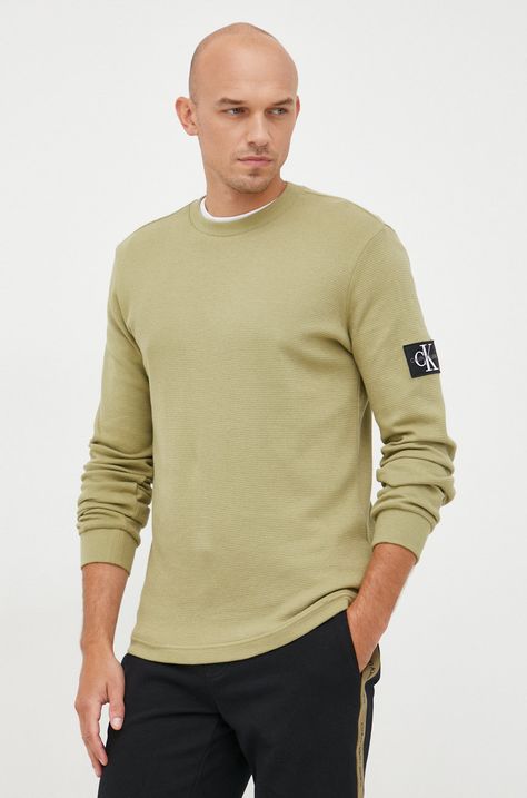 Calvin Klein Jeans sweter bawełniany J30J316610.PPYY