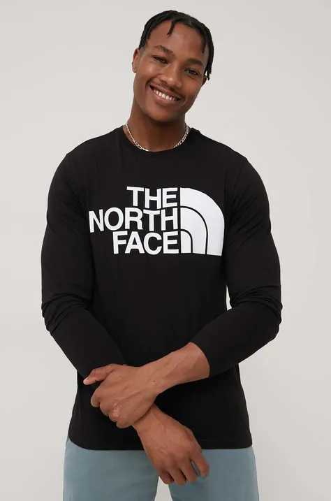 Памучна блуза с дълги ръкави The North Face