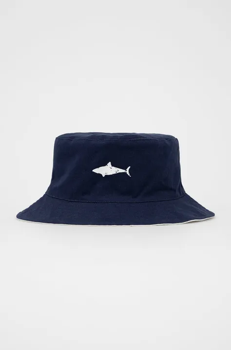Παιδικό αναστρέψιμο καπέλο GAP χρώμα: ναυτικό μπλε