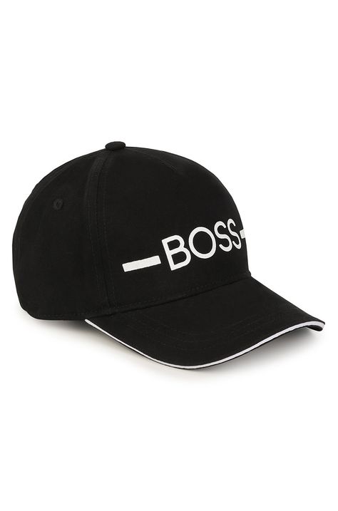 Detská bavlnená čiapka Boss