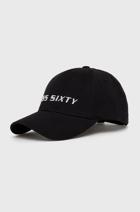 Бавовняна кепка Miss Sixty колір чорний з аплікацією