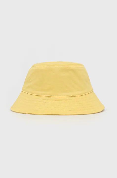 Bombažni klobuk Levi's rumena barva