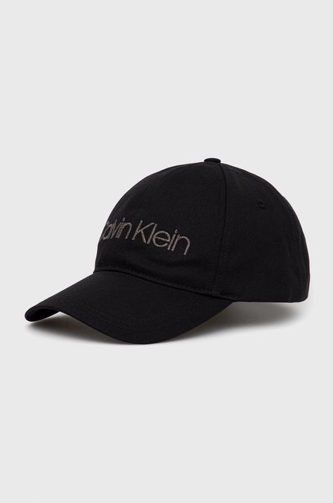 Pamučna kapa Calvin Klein