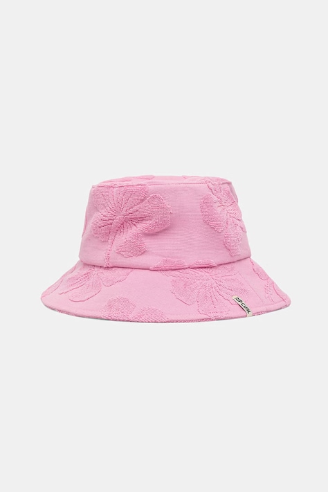Rip Curl Kapelusz bucket damski bawełniany różowy GHAIZ1