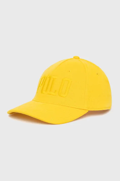 Kapa Polo Ralph Lauren rumena barva