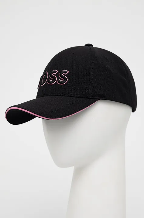 Καπέλο BOSS Boss Athleisure χρώμα: μαύρο