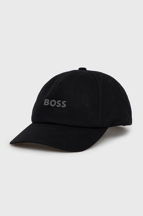 Памучна шапка BOSS Boss Casual