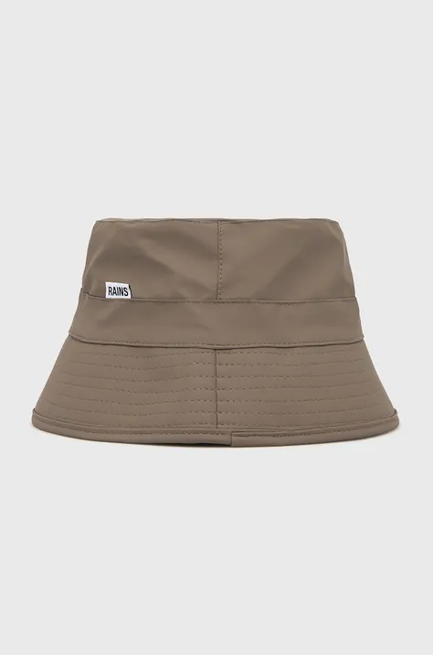 Rains kapelusz 20010 Bucket Hat kolor beżowy 20010.17-Taupe