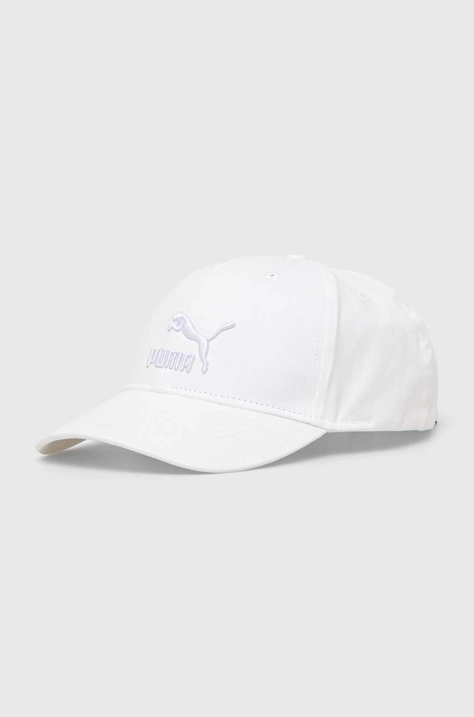 Βαμβακερό καπέλο του μπέιζμπολ Puma Archive Logo BB Cap 22554 χρώμα: μαύρο, 022554 22554 22554