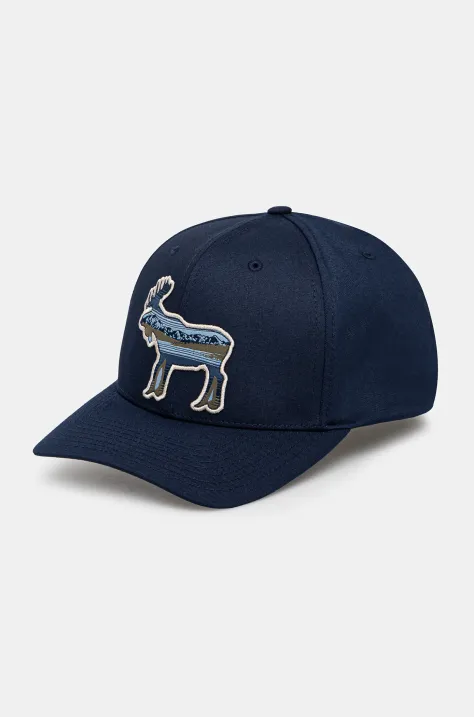 Columbia baseball cap navy blue color with an application