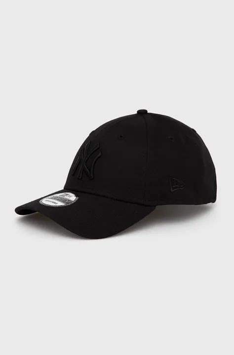 New Era czapka bawełniana kolor czarny z aplikacją 80468932.BLACK-BLACK